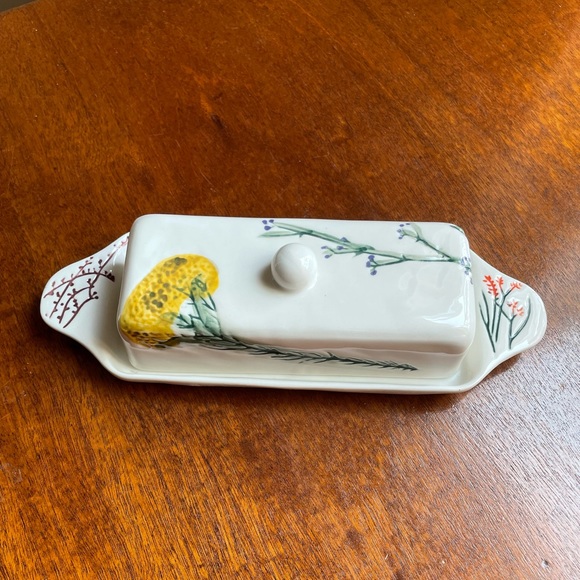 Anthropologie Kitchen Anthropologie Ceramic Covered Butter Dish